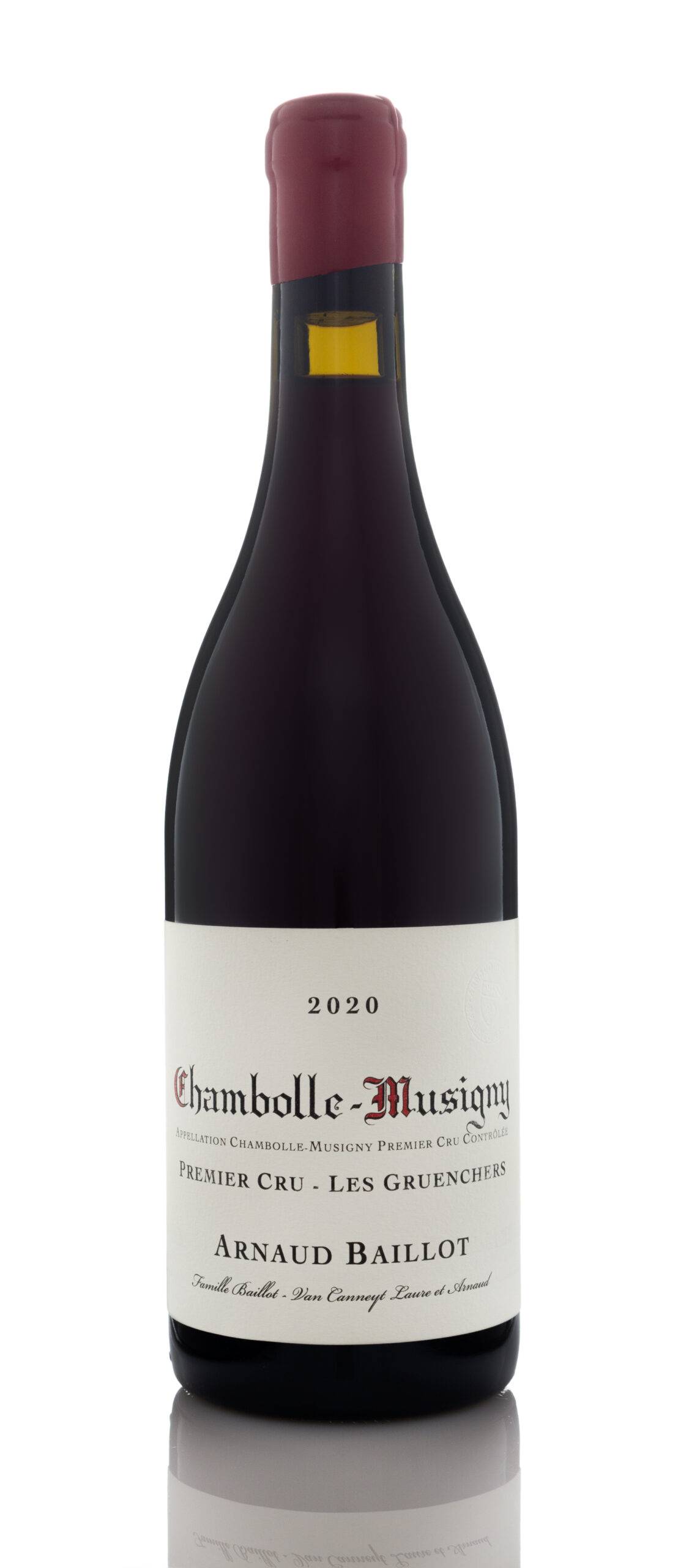 2020 Arnaud Baillot, Les Gruenchers, Chambolle-Musigny, Premier Cru Cote de Nuits